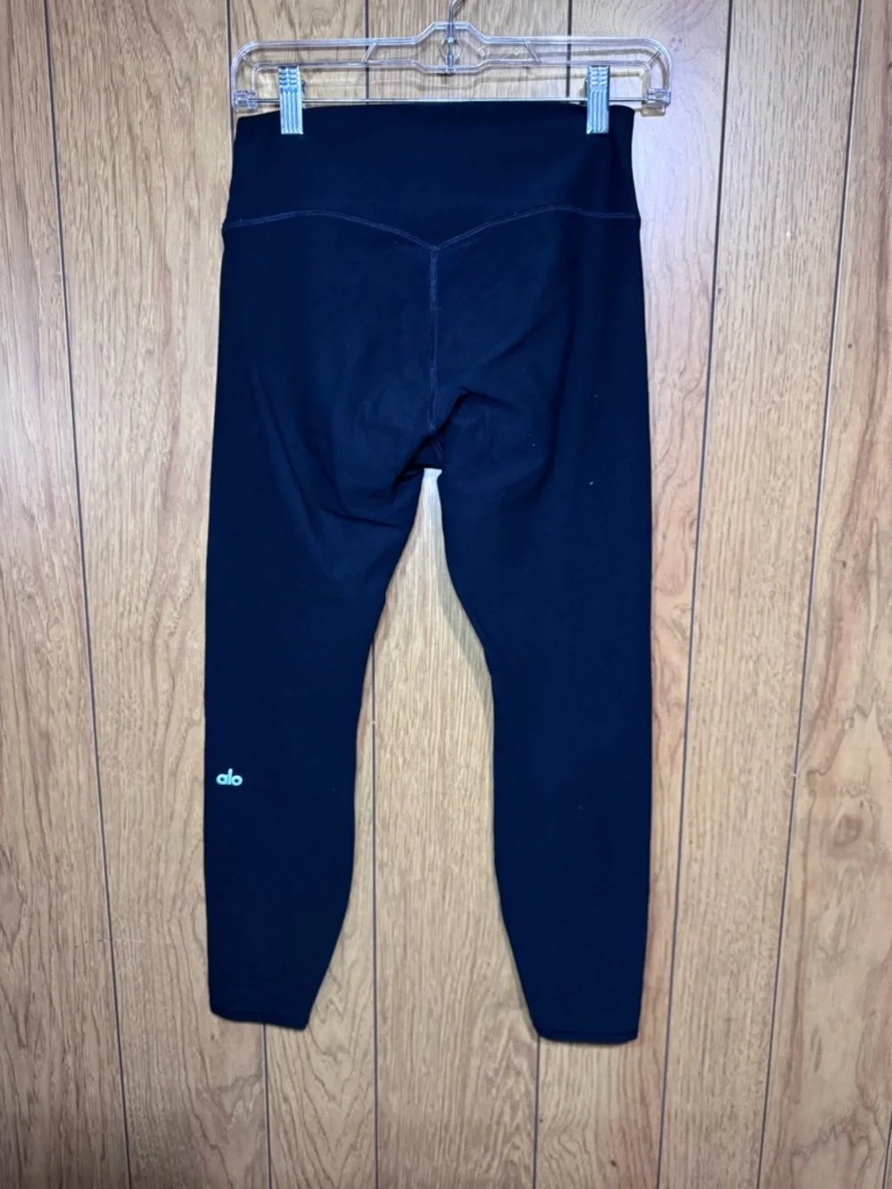 Alo 7/8 High-Waist Airbrush Legging Black High-Waist Size Medium‎
